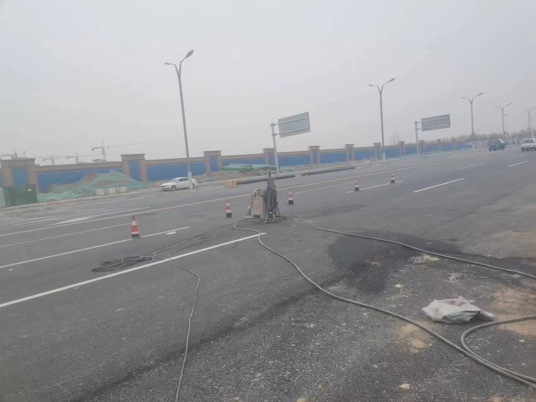 塘厦镇马路注浆